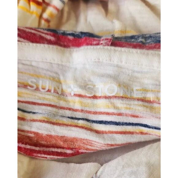 Sun + Stone Baja Stripe Pullover Lightweight Hoodie Long Sleeve Surf Shirt XL - Picture 6 of 8